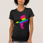 COREY TIGER 1980s RETRO VINTAGE UNICORN RAINBOW Tee Shirts