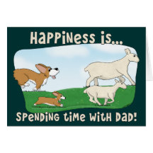 Corgi Father's Day Card