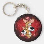 Corgi Mother's Day Keychain - Black