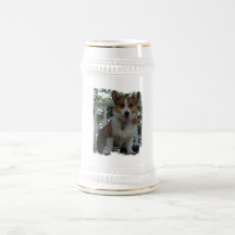 Corgi Puppy Dog Beer Stein Mug