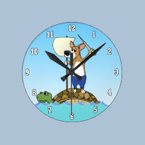 Corgi Sailing wall clocks