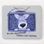 Corgi Television Invasion Mousepad