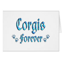 Corgis Forever Card