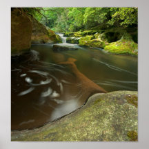 Corkscrew Falls on Chattooga River Poster
