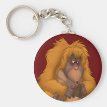 Corn-Jug-Playin' Orangutan Keychain