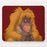 Corn-Jug-Playin' Orangutan Mousepad