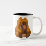 Corn-Jug-Playin' Orangutan Mug