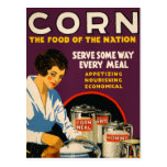 Corn The Food of the Nation Post Card