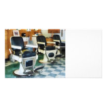 Corner Barber Shop Picture Card