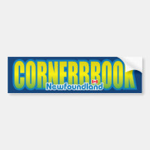 Cornerbrook Bumper Bumper Stickers