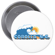 Corolla. Pinback Button