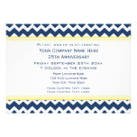 Corporate Anniversary Party Invitations Blue