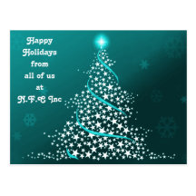 Corporate Christmas Greeting PostCards