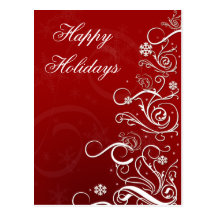 Corporate Christmas Greeting PostCards