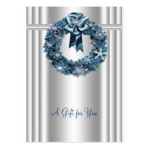 Corporate Holiday Gift Certificates Business Card Templates