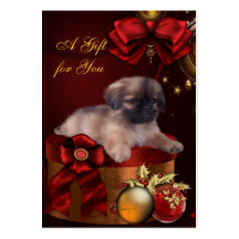 Corporate Holiday Gift Certificates Business Card