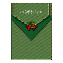 Corporate Holiday Gift Certificates Business Cards