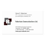 Corporate Squares Business Card