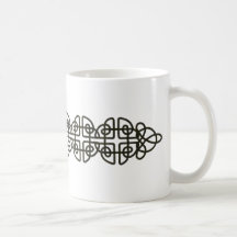 Corroded Celtic Knot Strip Mugs