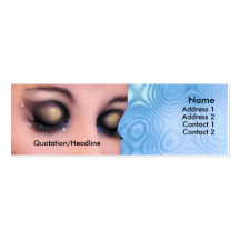 Cosmetic Store Health Beauty Skinny Business Card
