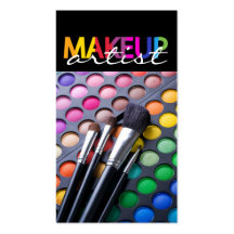 COSMETICS AND MAKEUP BUSINESS CARD