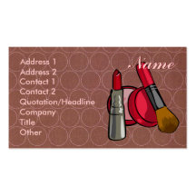 Cosmetics Biz Card Business Card Templates
