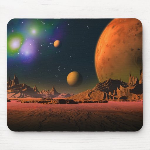 Cosmic awareness - Space art mousepad