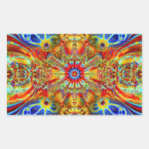 Cosmic Creatrip2 - Psychedelic trippy design Stickers