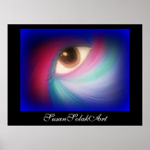 Cosmic Eye Poster by Susan Solak