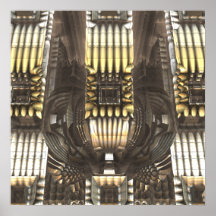 cosmic pipe organ poster