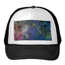 Cosmic starry sky - orion or milky way cosmos trucker hat