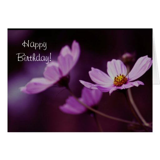 "Cosmo Afterglow"  Happy Birthday Card