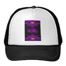 Cosmos flower mesh hats
