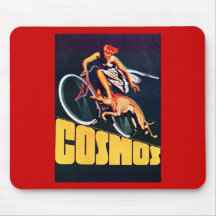 Cosmos Greyhound Bicycle Mouse Pads