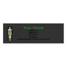 Costume Designer Business Card Templates