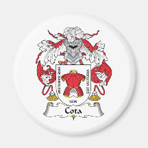 Cota Family Crest Refrigerator Magnets