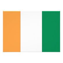 Coted Ivoire Flag Invitation