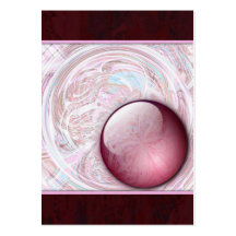 Cotton Candy Abstract ACEO - Custom Business Card