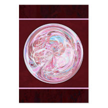 Cotton Candy Mandala ACEO - Custom Business Card