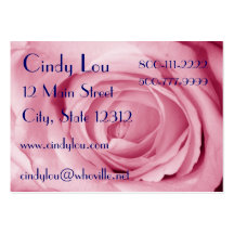 Cotton Candy Pink Business Card