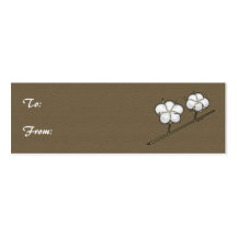 Cotton Gift Enclosure Cards Business Card Template