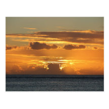 Coucher de soleil - Sunset - Ile Maurice Carte Postale