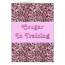 Cougar In Training Greeting Card