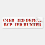 Counter IED Sticker Set Bumper Sticker