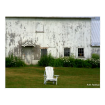 Country Barn Postcard
