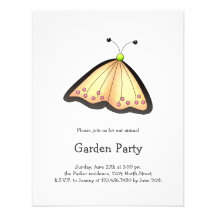 Country Cherries · Apricot Butterfly Invite