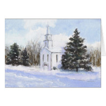 Country Church Card
