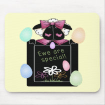 Country Ewe Easter T shirts and Gifts mousepads