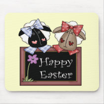 Country Ewe Easter T shirts and Gifts mousepads