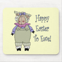 Country Ewe Easter T shirts and Gifts mousepads